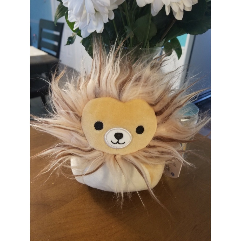NWT Squishmallow 5" Francis the Brown Lion W/  Realistic Mane 2022 Kellytoy